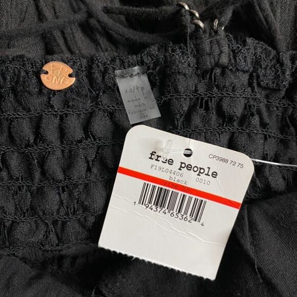 Free People Black Adella Cami size XS NWT - Picture 7 of 11